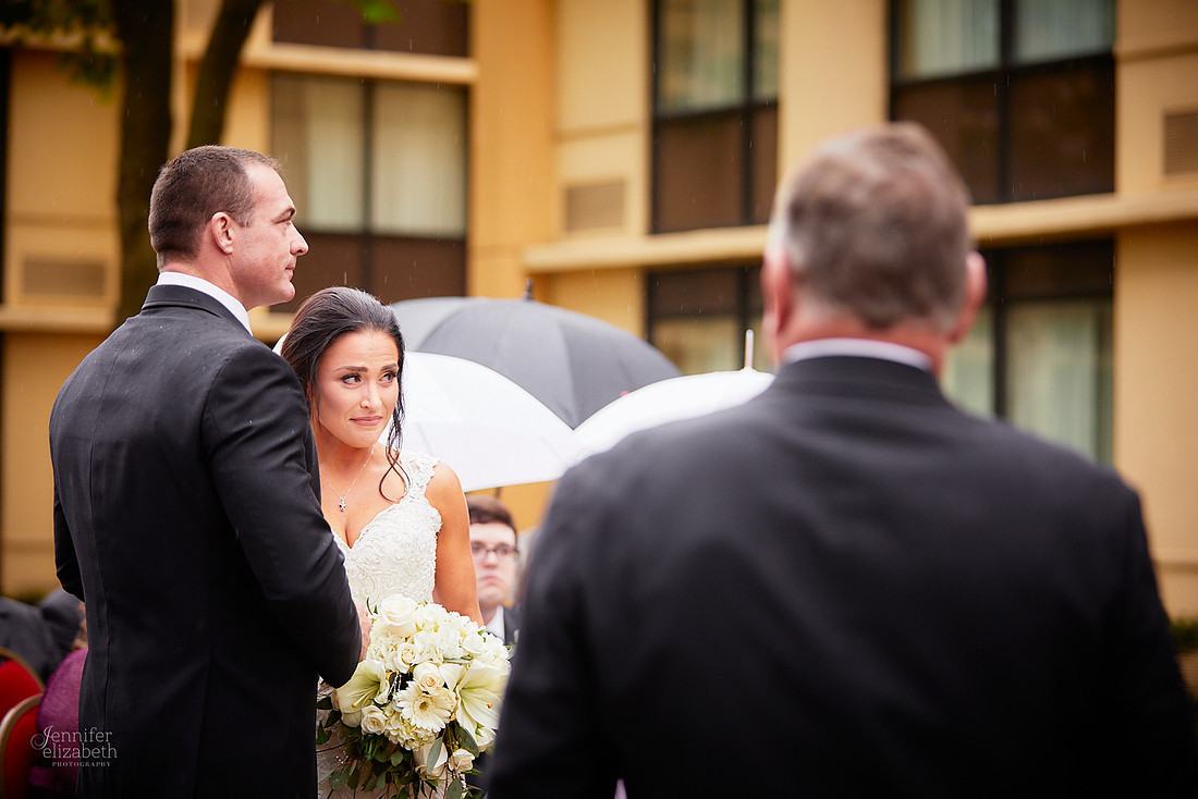 Chrissy and Mike's Spring Wedding at the Cleveland Airport Marriott Hotel