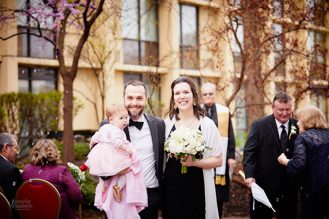 Chrissy and Mike's Spring Wedding at the Cleveland Airport Marriott Hotel