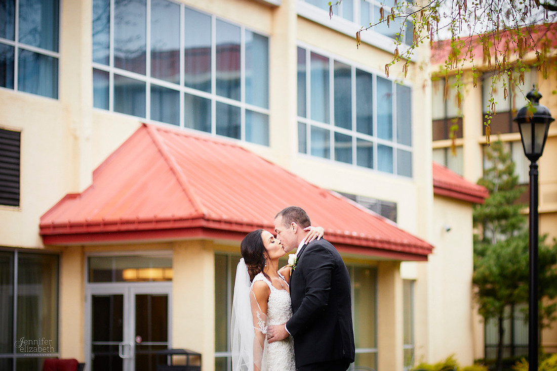 Chrissy and Mike's Spring Wedding at the Cleveland Airport Marriott Hotel