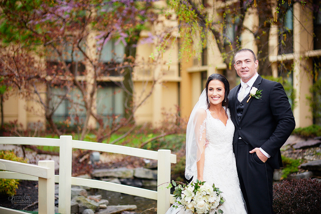 Chrissy and Mike's Spring Wedding at the Cleveland Airport Marriott Hotel