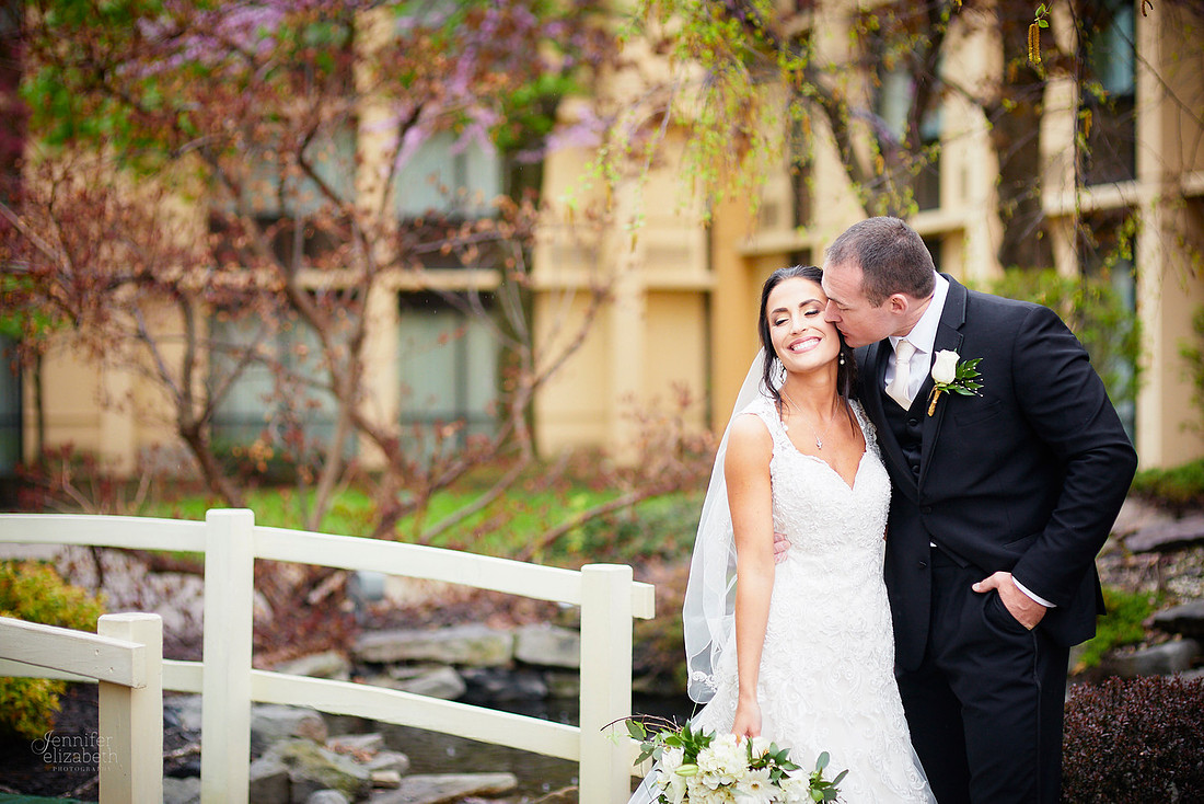 Chrissy and Mike's Spring Wedding at the Cleveland Airport Marriott Hotel