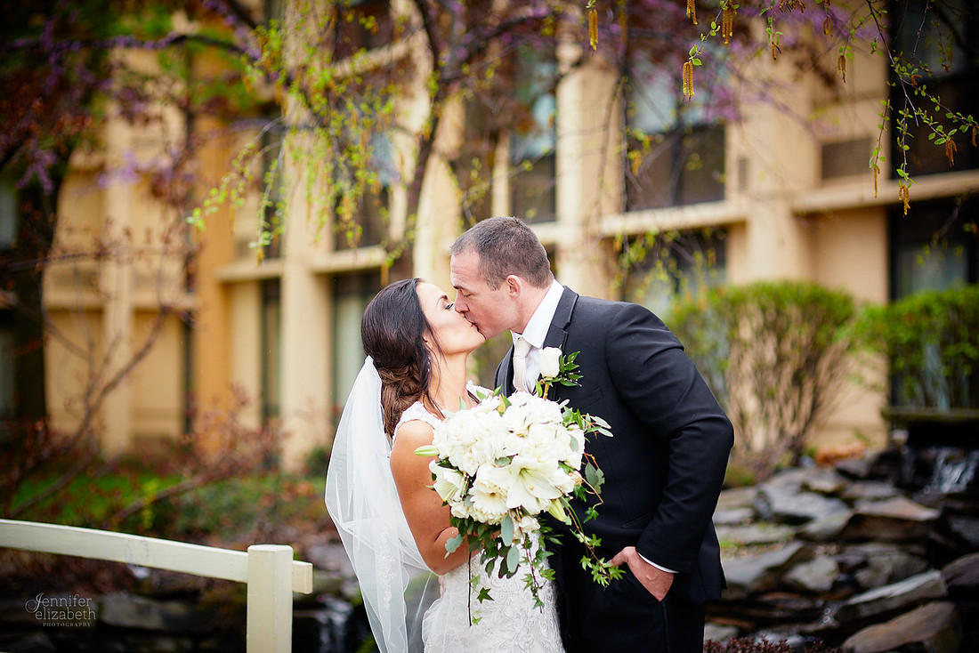 Chrissy and Mike's Spring Wedding at the Cleveland Airport Marriott Hotel