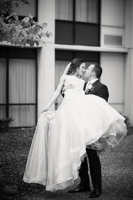 Chrissy and Mike's Spring Wedding at the Cleveland Airport Marriott Hotel