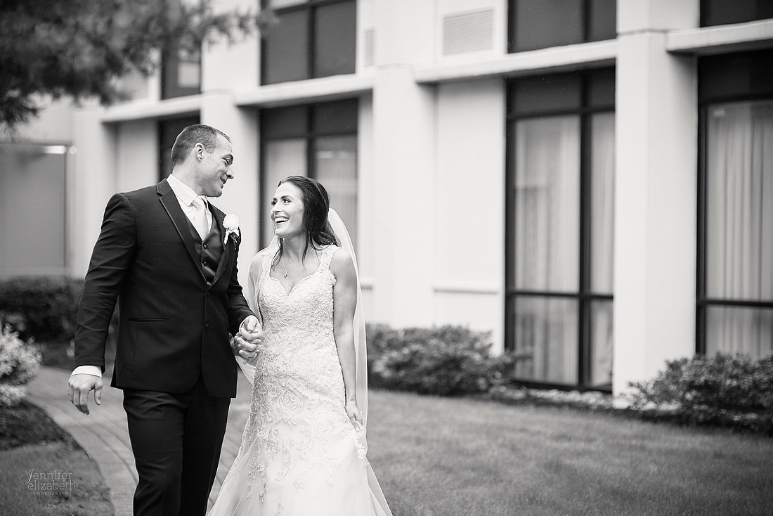 Chrissy and Mike's Spring Wedding at the Cleveland Airport Marriott Hotel