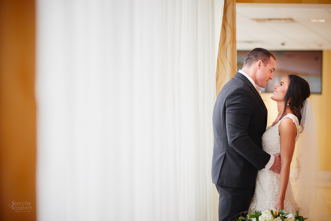 Chrissy and Mike's Spring Wedding at the Cleveland Airport Marriott Hotel