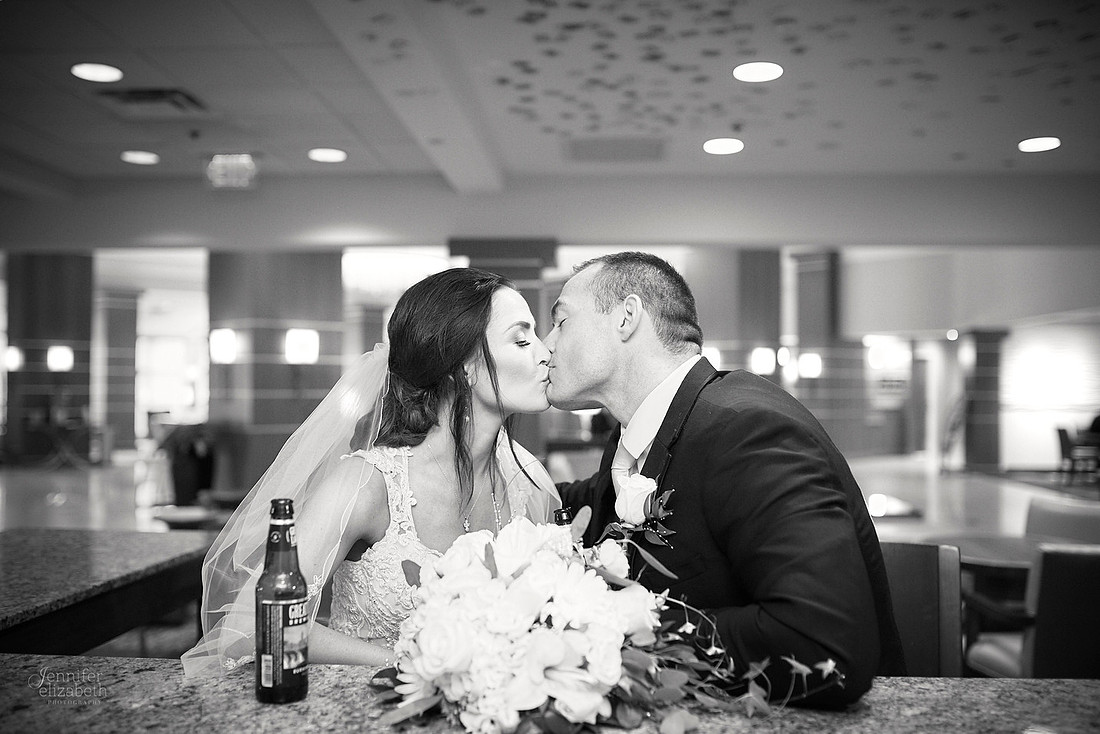Chrissy and Mike's Spring Wedding at the Cleveland Airport Marriott Hotel