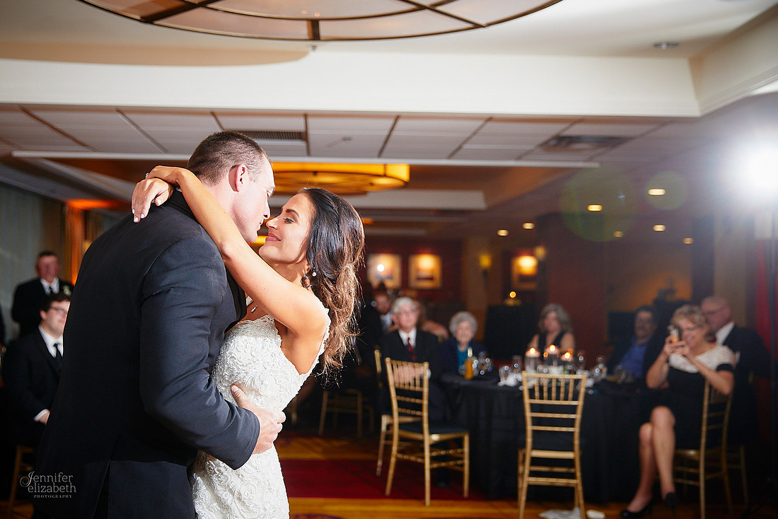Chrissy and Mike's Spring Wedding at the Cleveland Airport Marriott Hotel