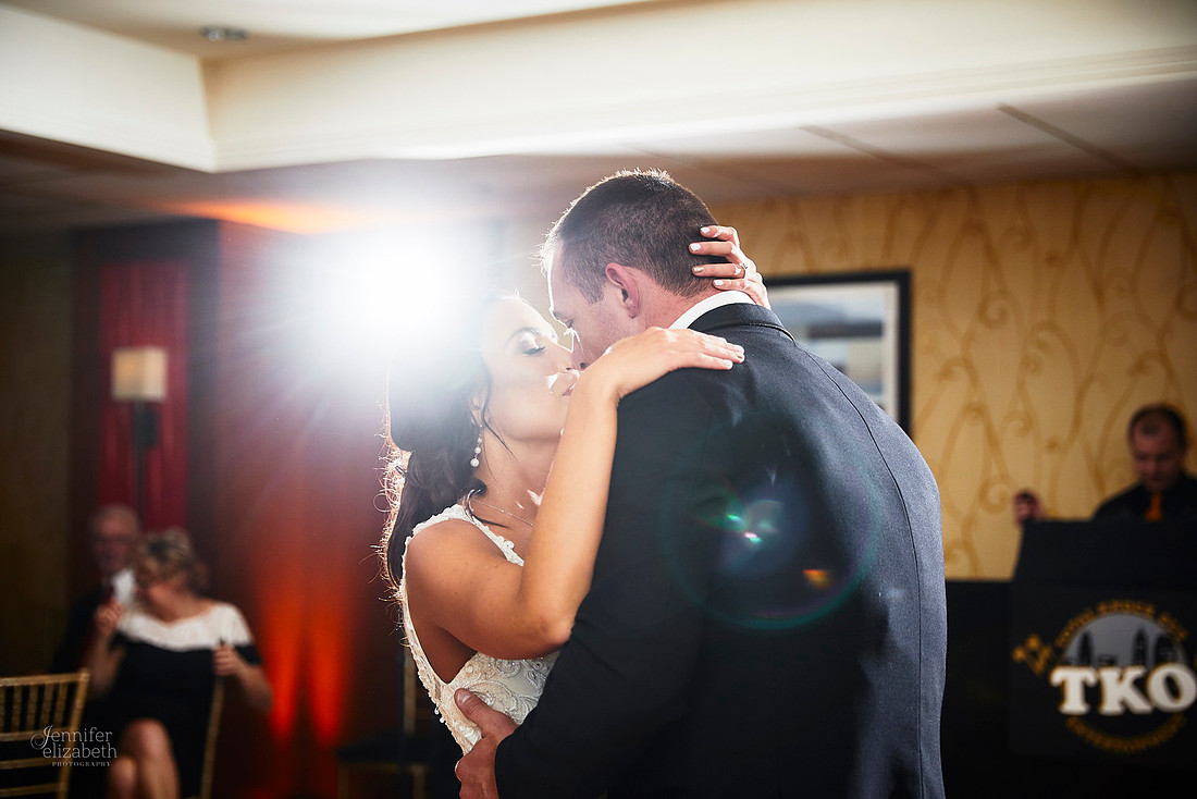 Chrissy and Mike's Spring Wedding at the Cleveland Airport Marriott Hotel