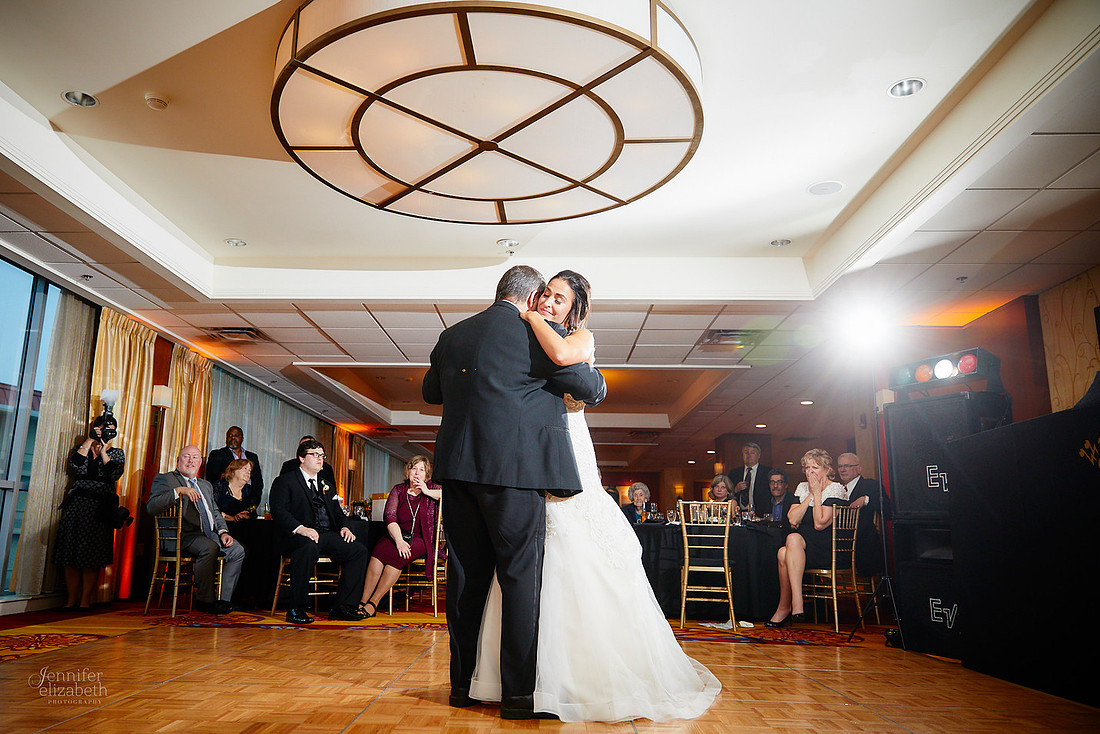 Chrissy and Mike's Spring Wedding at the Cleveland Airport Marriott Hotel