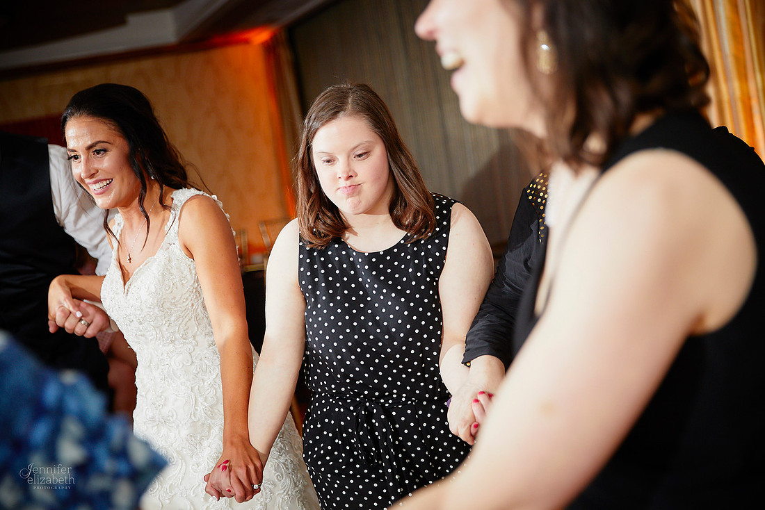 Chrissy and Mike's Spring Wedding at the Cleveland Airport Marriott Hotel