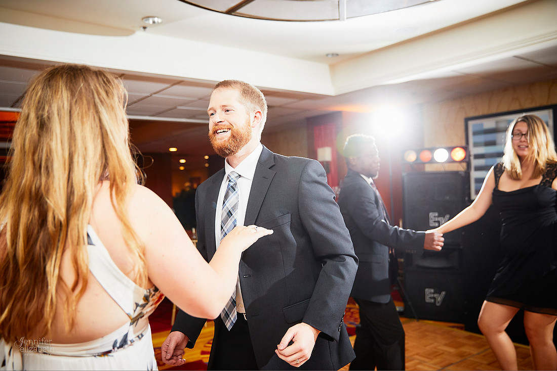 Chrissy and Mike's Spring Wedding at the Cleveland Airport Marriott Hotel