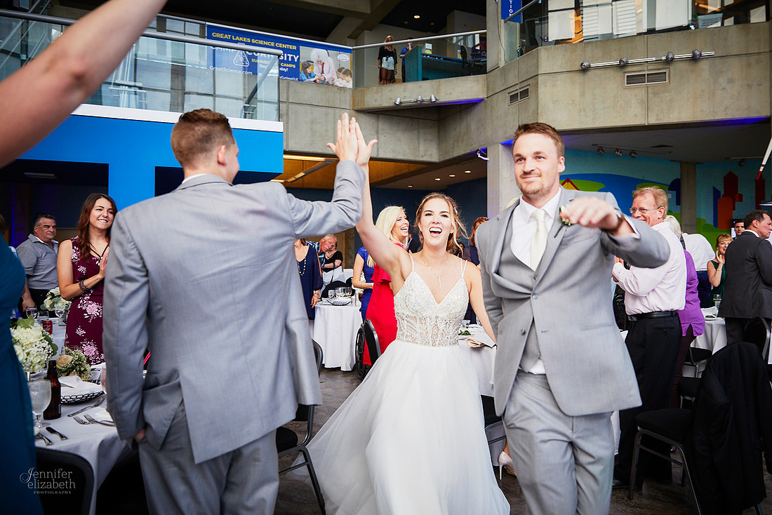 Emily & Brett: Great Lakes Science Center Wedding in Cleveland