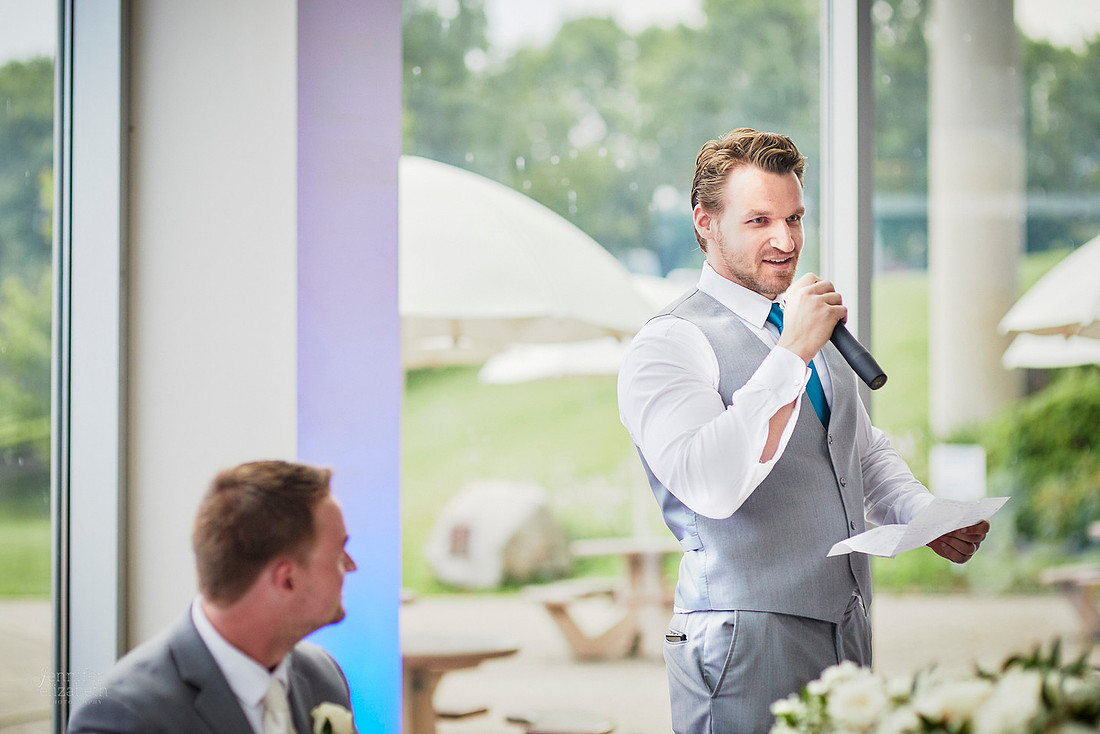Emily & Brett: Great Lakes Science Center Wedding in Cleveland