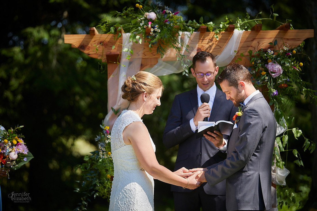 Liz & Zach: Wedding at Crown Point Ecology Center