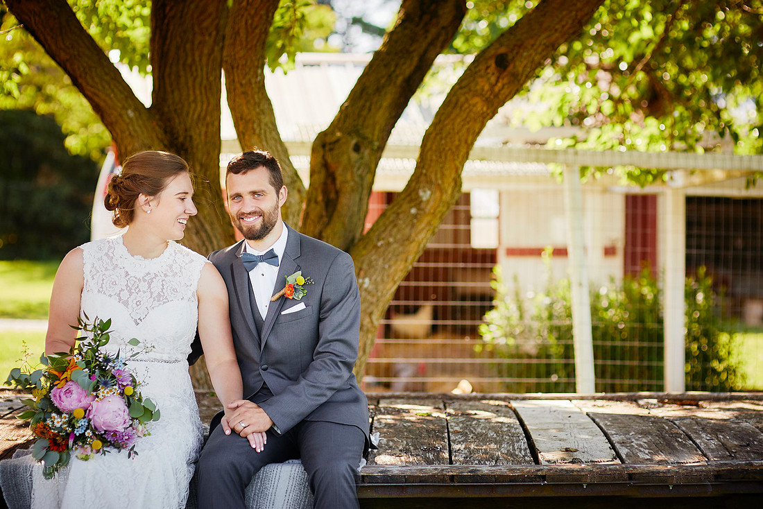 Liz & Zach: Wedding at Crown Point Ecology Center