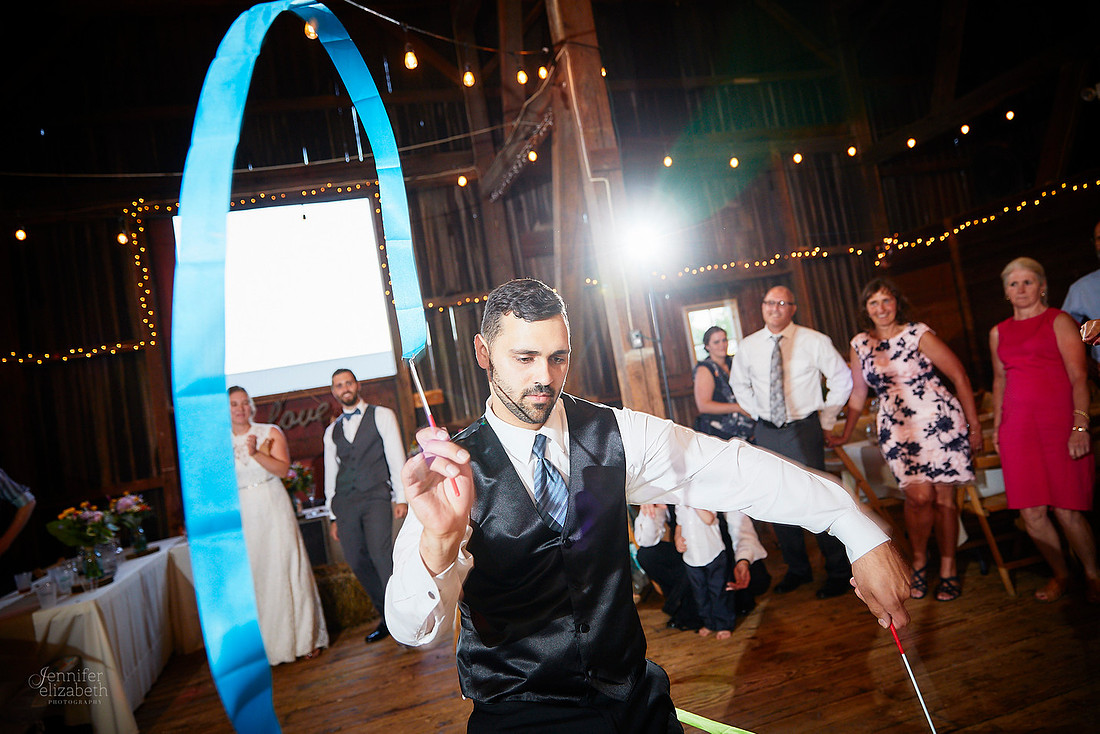 Liz & Zach: Wedding at Crown Point Ecology Center