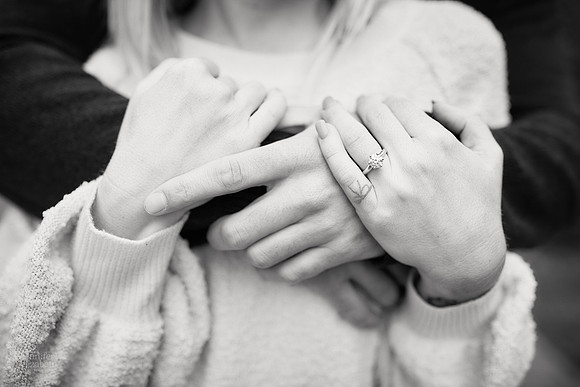 Brittany & Kyle: Engagement Session at David Fortier Park in Olmsted Falls