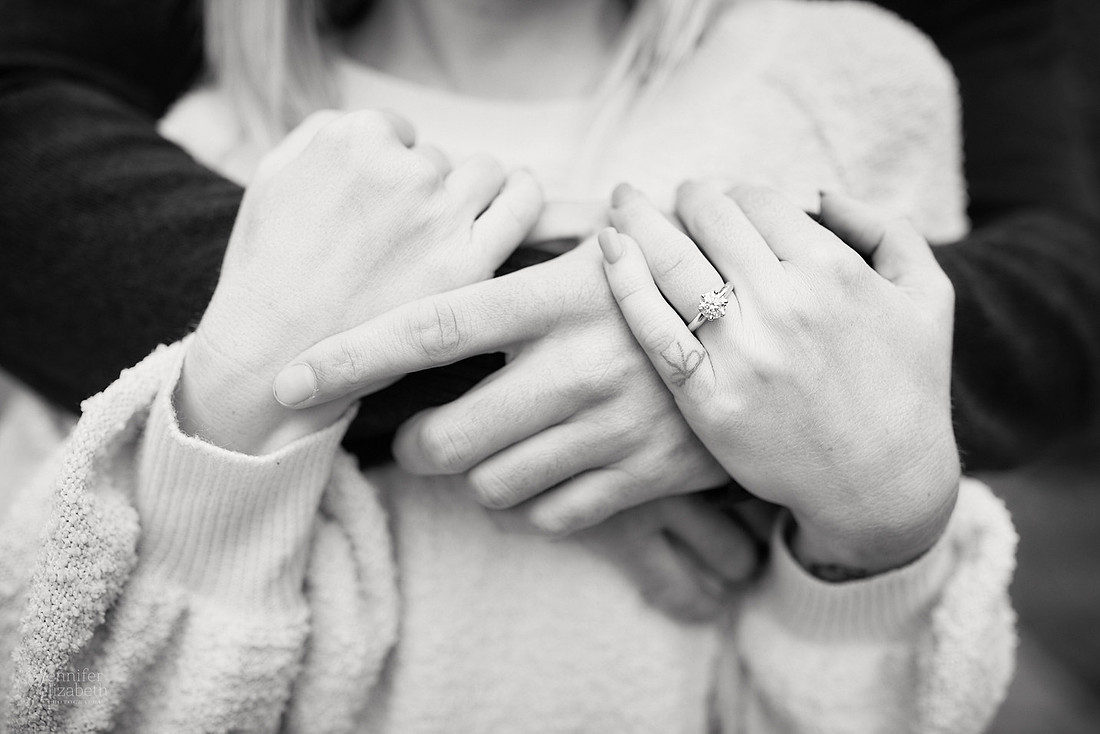 Brittany & Kyle: Engagement Session at David Fortier Park in Olmsted Falls