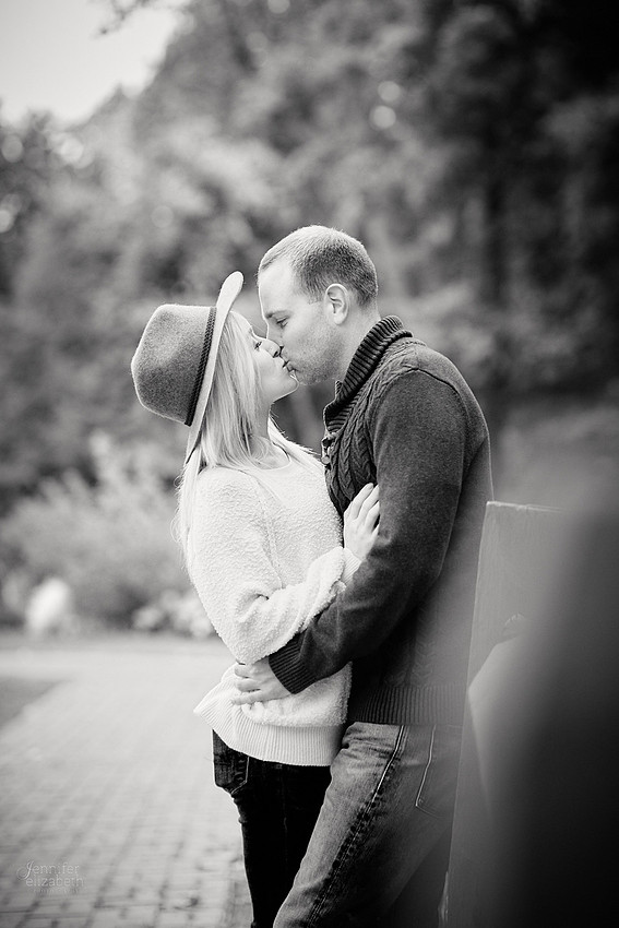 Brittany & Kyle: Engagement Session at David Fortier Park in Olmsted Falls