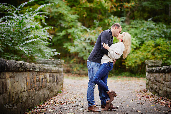 Brittany & Kyle: Engagement Session at David Fortier Park in Olmsted Falls