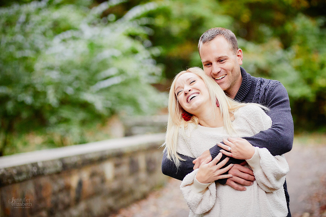 Brittany & Kyle: Engagement Session at David Fortier Park in Olmsted Falls