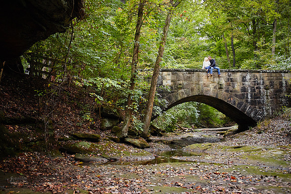 Brittany & Kyle: Engagement Session at David Fortier Park in Olmsted Falls