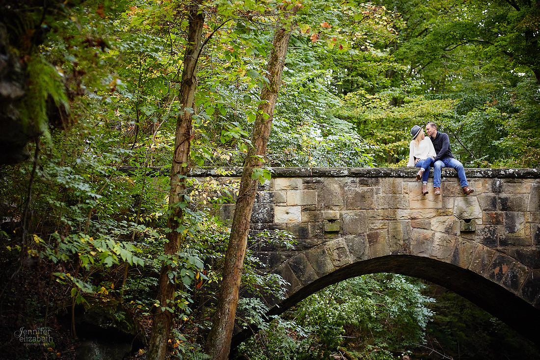Brittany & Kyle: Engagement Session at David Fortier Park in Olmsted Falls