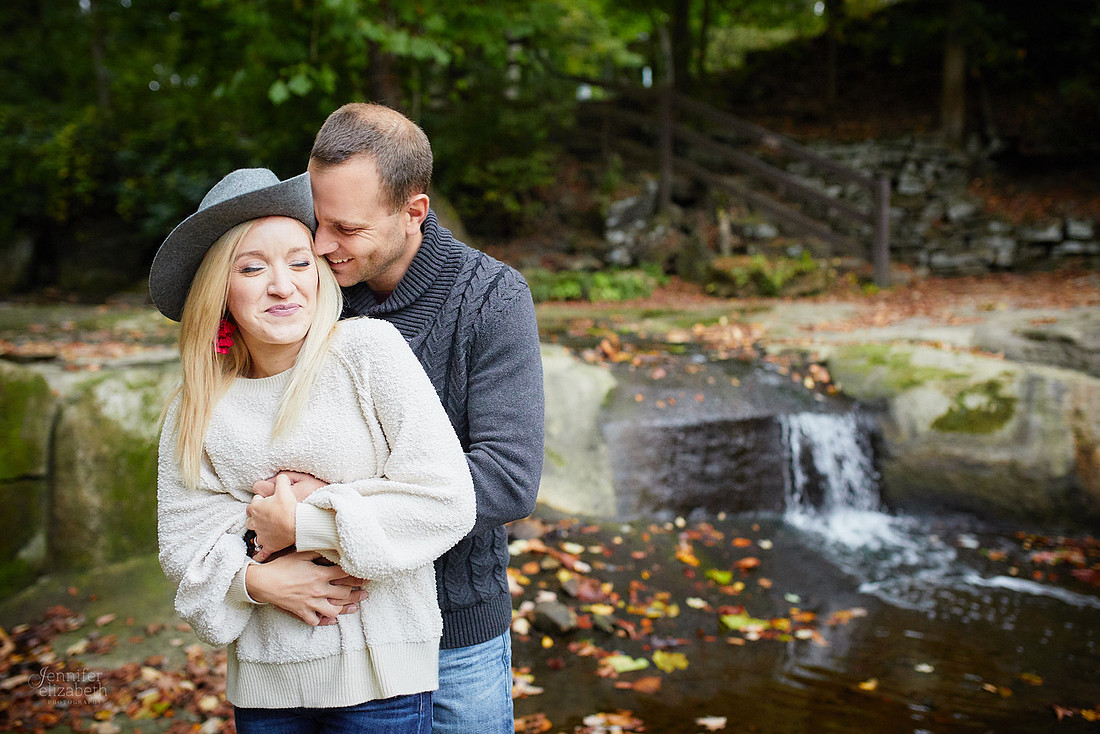 Brittany & Kyle: Engagement Session at David Fortier Park in Olmsted Falls