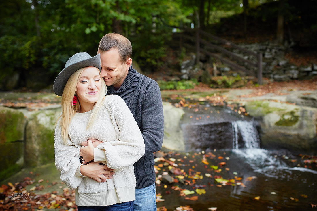 Brittany & Kyle: Engagement Session at David Fortier Park in Olmsted Falls