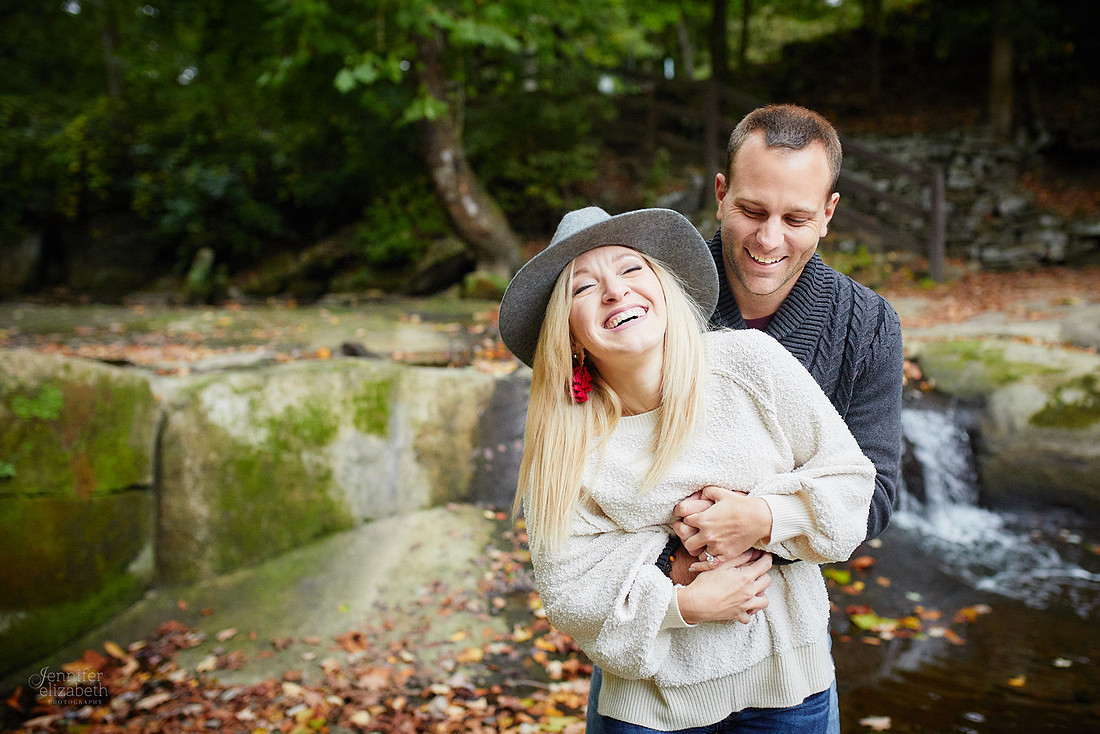 Brittany & Kyle: Engagement Session at David Fortier Park in Olmsted Falls