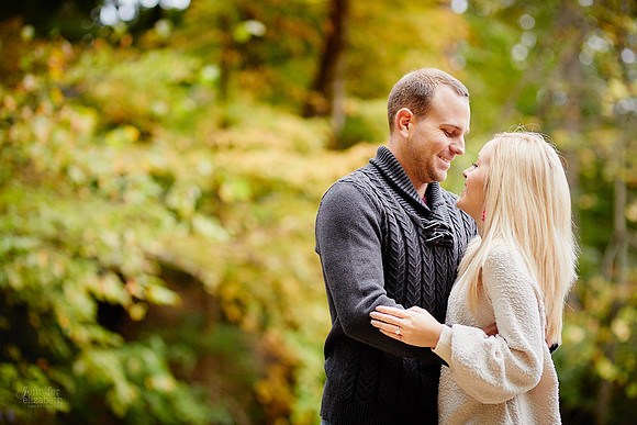 Brittany & Kyle: Engagement Session at David Fortier Park in Olmsted Falls