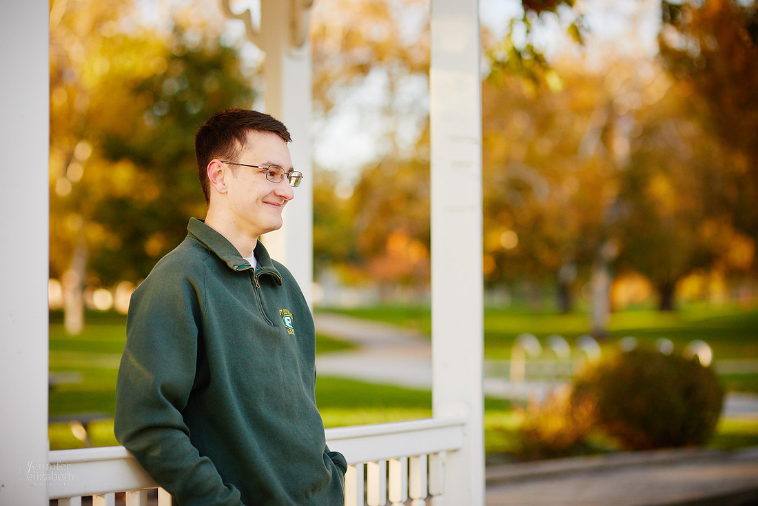 Joey: Senior Session at Lakewood Park and St. Edward High School