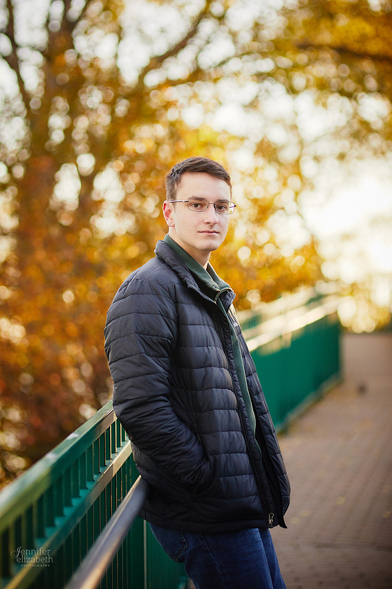 Joey: Senior Session at Lakewood Park and St. Edward High School