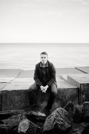 Joey: Senior Session at Lakewood Park and St. Edward High School