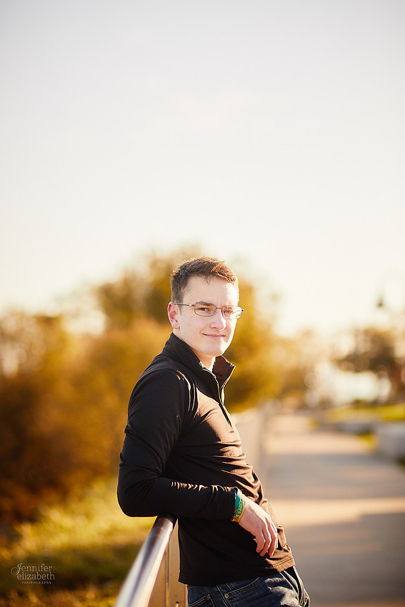 Joey: Senior Session at Lakewood Park and St. Edward High School