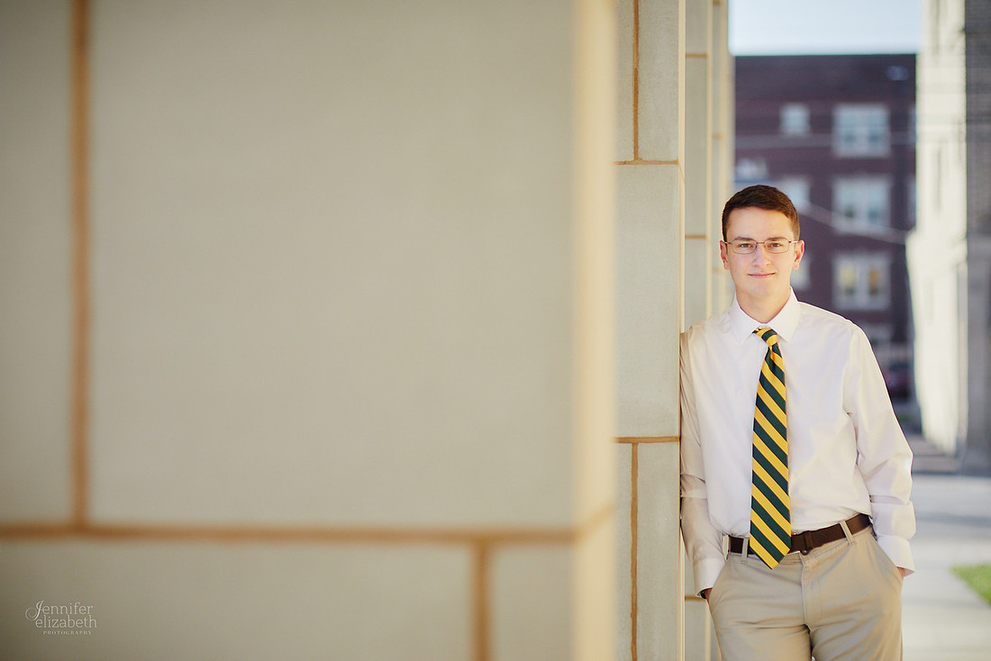 Joey: Senior Session at Lakewood Park and St. Edward High School
