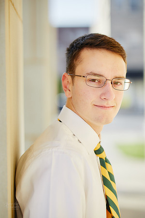 Joey: Senior Session at Lakewood Park and St. Edward High School