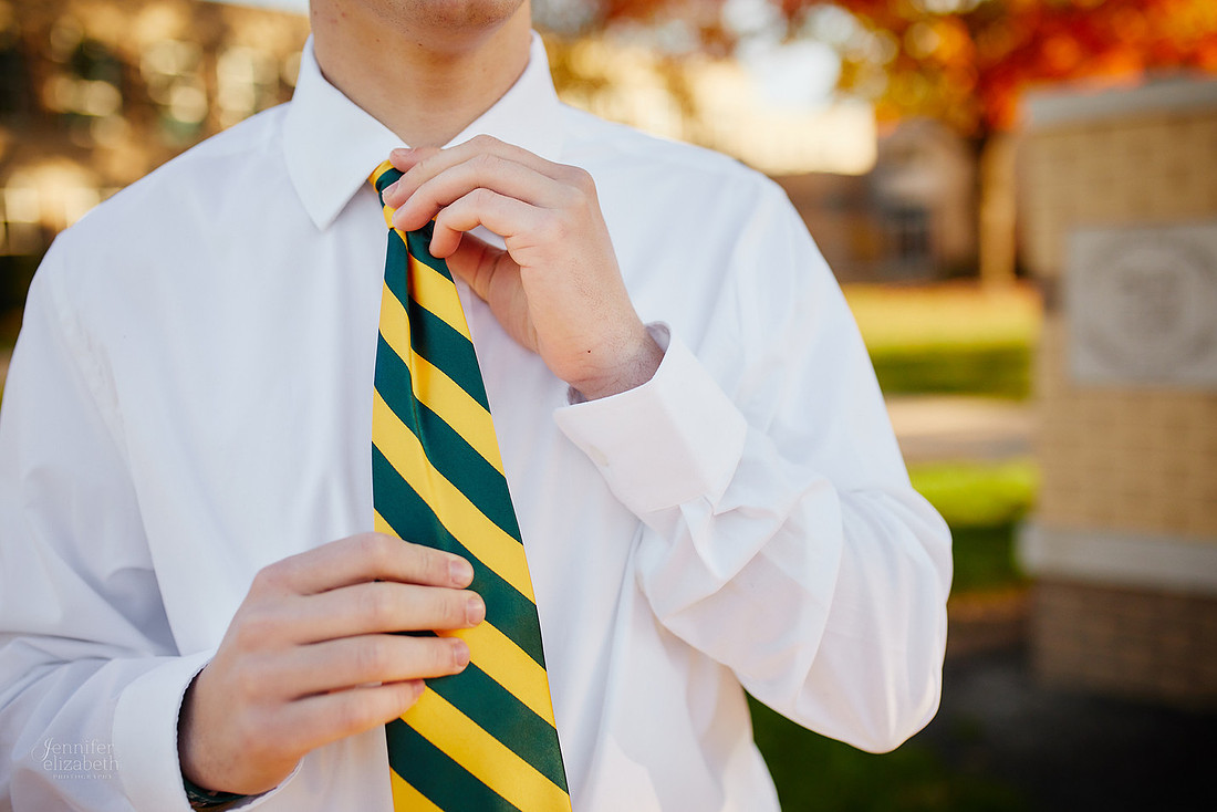 Joey: Senior Session at Lakewood Park and St. Edward High School