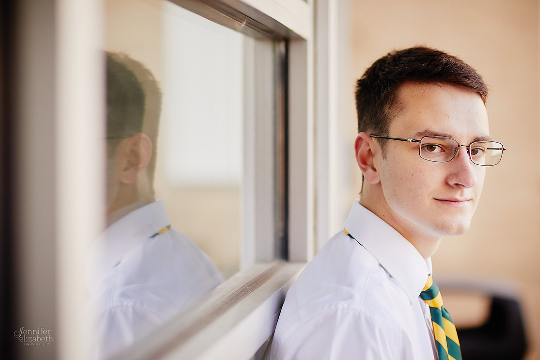 Joey: Senior Session at Lakewood Park and St. Edward High School