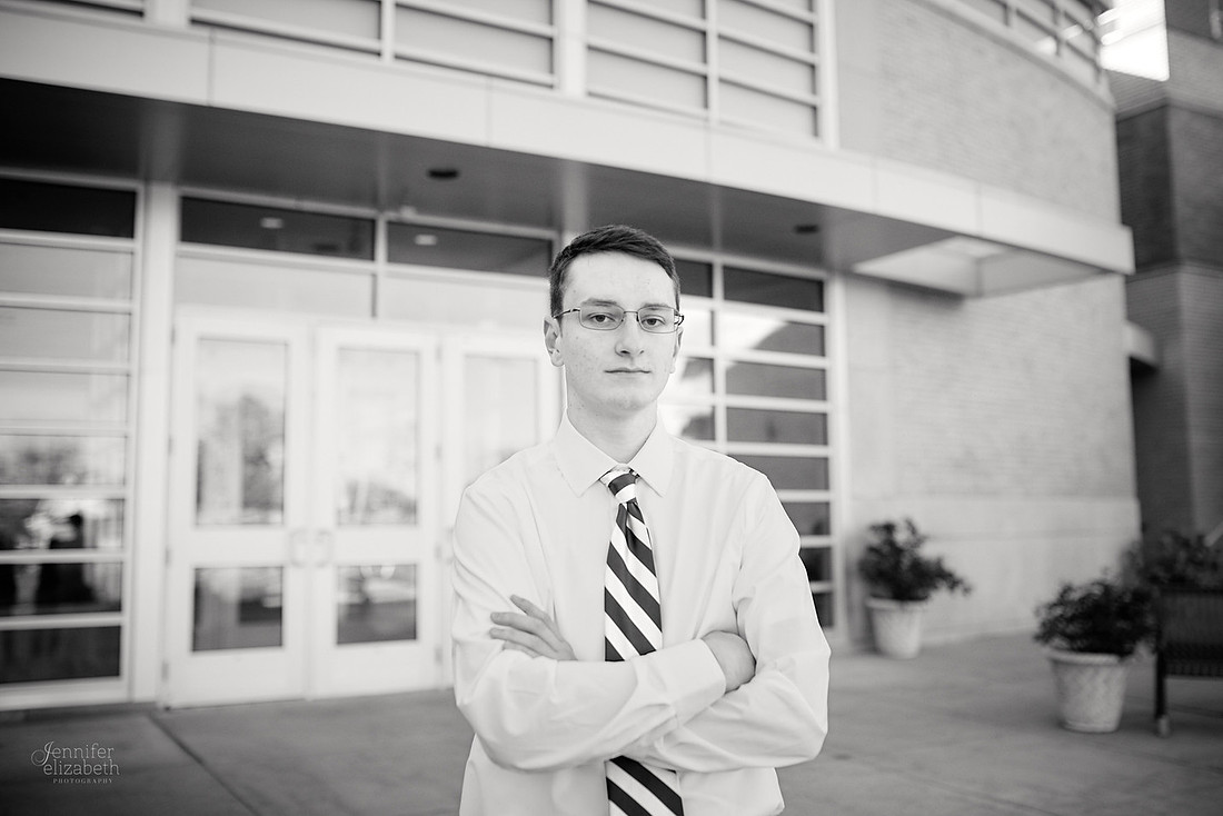 Joey: Senior Session at Lakewood Park and St. Edward High School