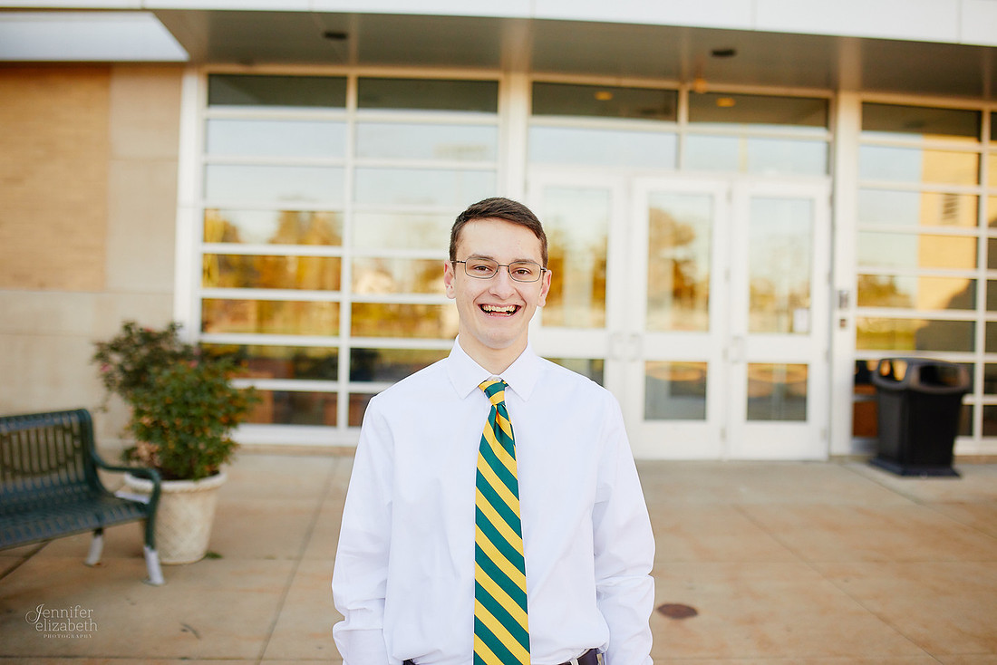 Joey: Senior Session at Lakewood Park and St. Edward High School