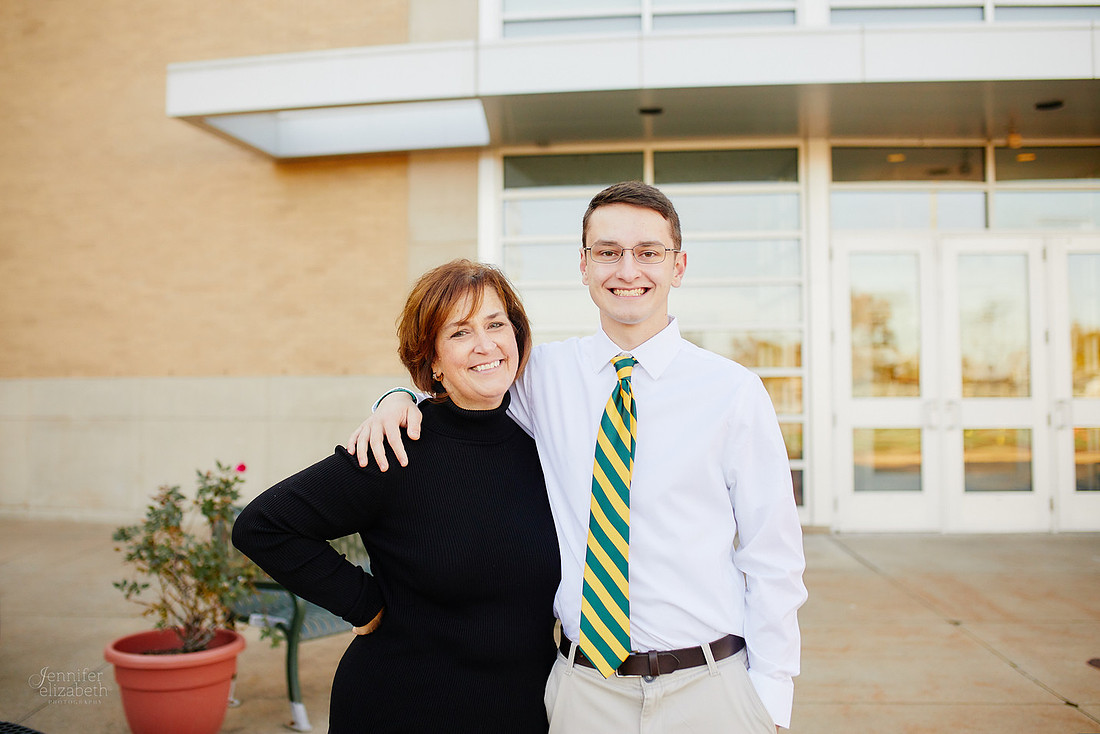 Joey: Senior Session at Lakewood Park and St. Edward High School