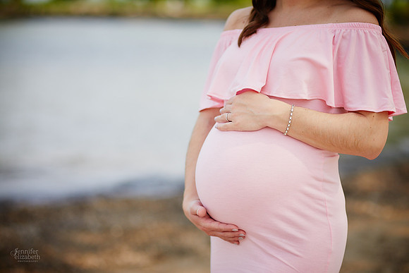 Gina: Maternity Portrait Session at Edgewater Park in Cleveland
