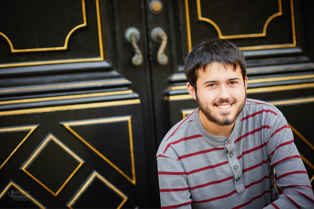 Kenneth: Senior Portrait Session at Kingwood Center Gardens in Mansfield