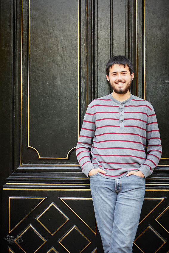 Kenneth: Senior Portrait Session at Kingwood Center Gardens in Mansfield