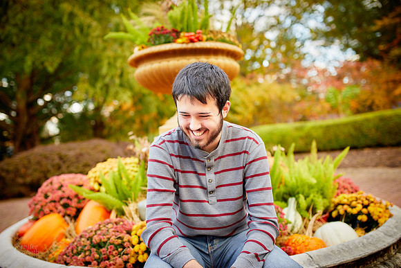 Kenneth: Senior Portrait Session at Kingwood Center Gardens in Mansfield