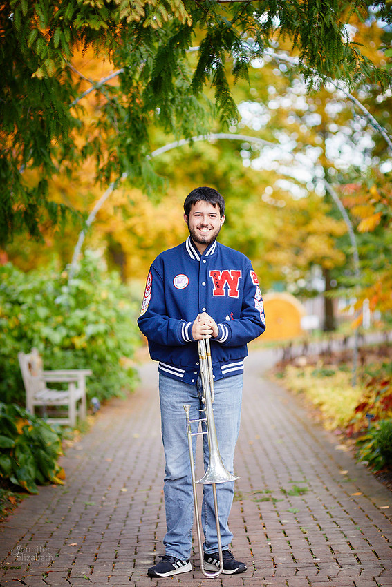 Kenneth: Senior Portrait Session at Kingwood Center Gardens in Mansfield