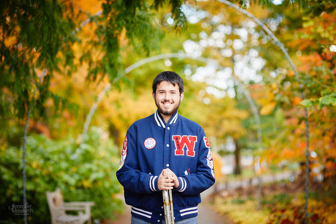 Kenneth: Senior Portrait Session at Kingwood Center Gardens in Mansfield