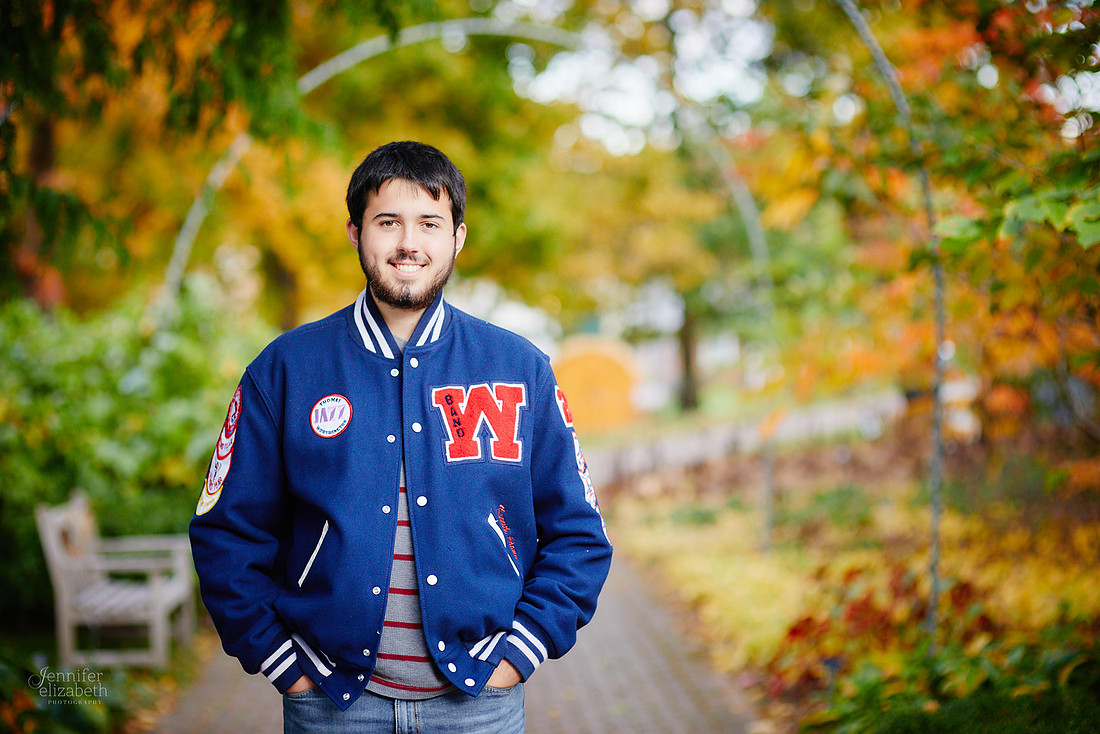 Kenneth: Senior Portrait Session at Kingwood Center Gardens in Mansfield