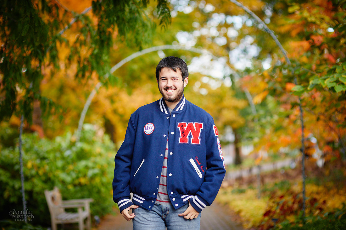 Kenneth: Senior Portrait Session at Kingwood Center Gardens in Mansfield